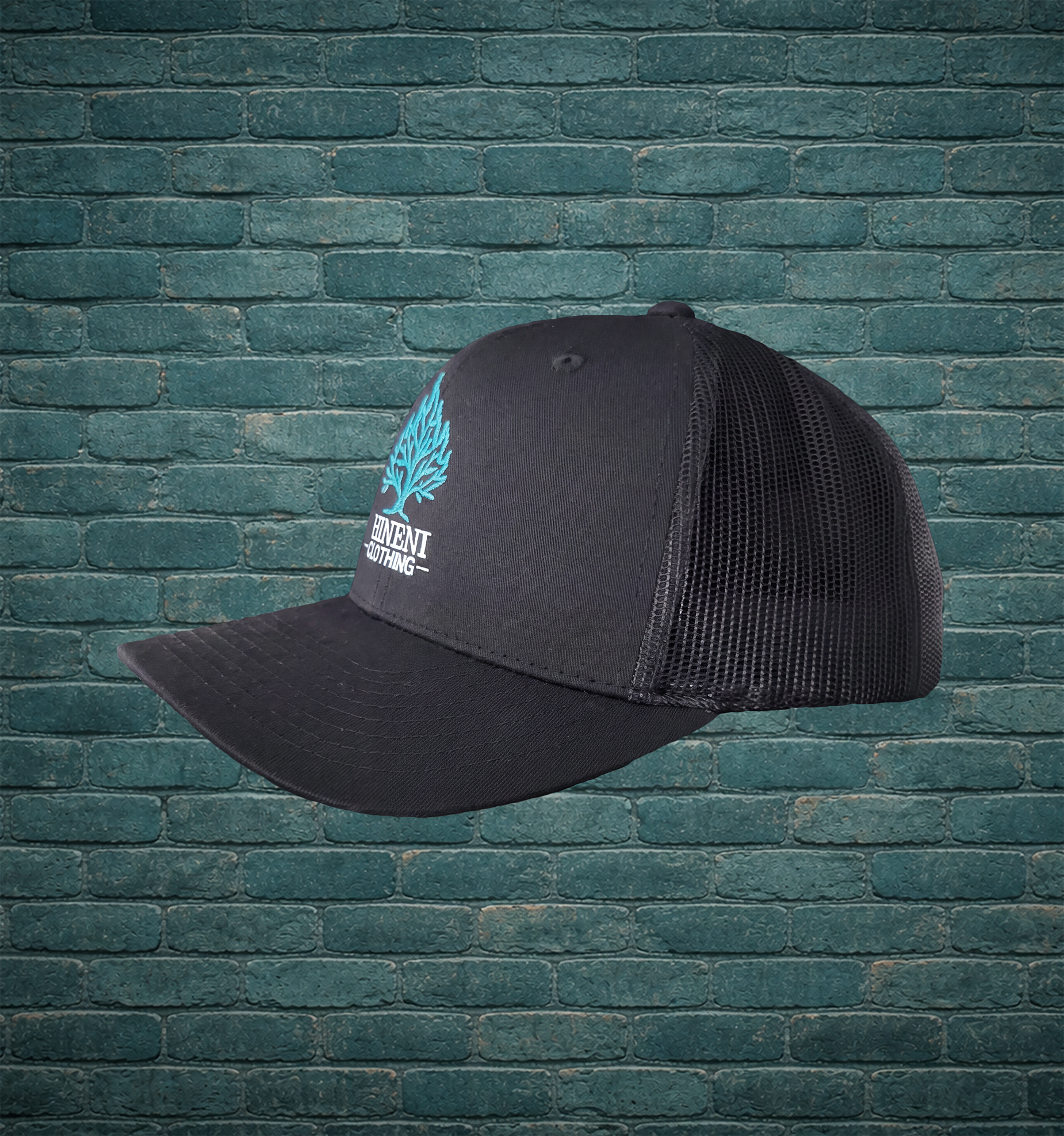 Burning Bush Black Trucker Hat